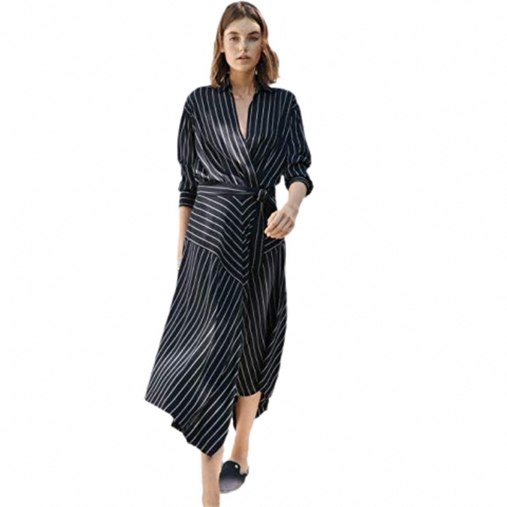 LAUREN Ralph Lauren Striped Twill Shirt Dress